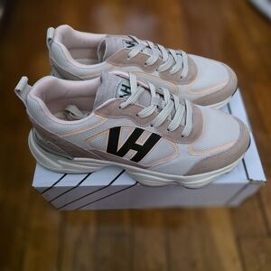 Vintage Havana Pink and Cream Low-Top Sneakers